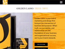 Tablet Screenshot of goldenlasso.com