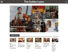 Tablet Screenshot of goldenlasso.net